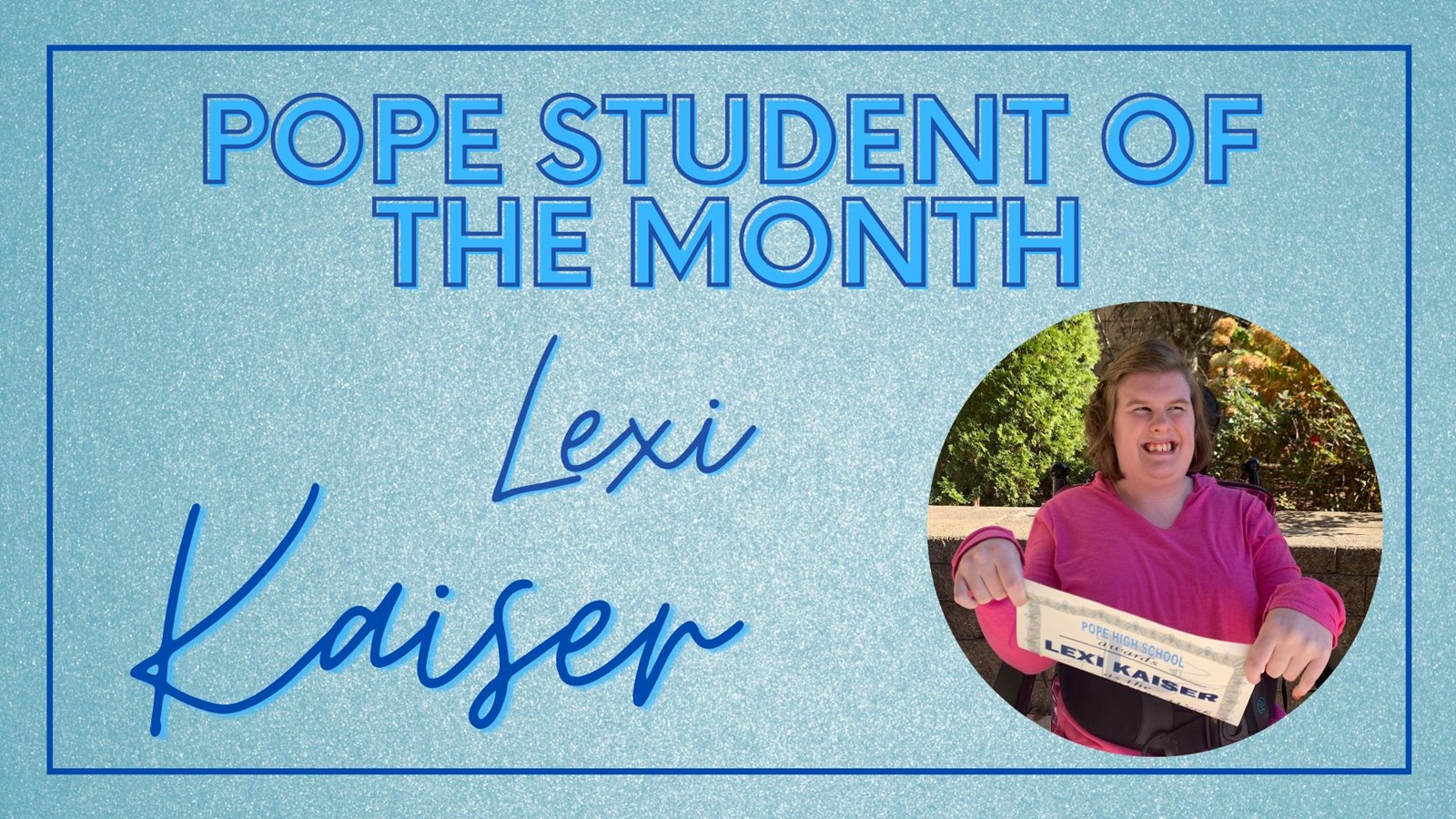 student of the month